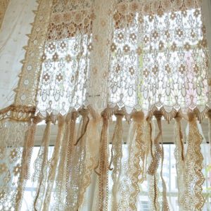 Vintage Farmhouse Lace Curtain