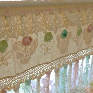 Vintage Farmhouse Lace Curtain