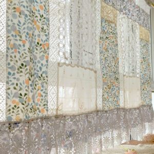 Shabby Chic Mixed Pattern Curtain
